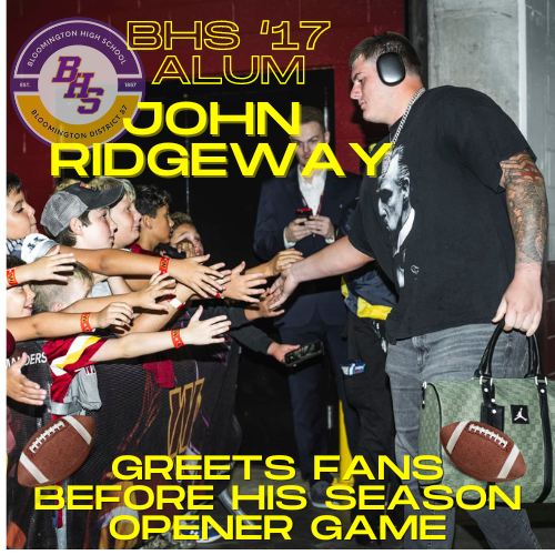John Ridgeway greeting fans